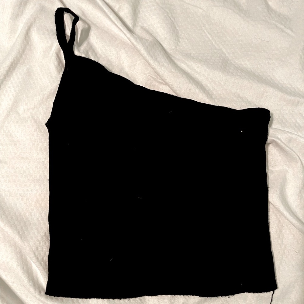 One Shoulder Kendall and Kylie Crop Top